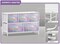 Sorbus Dresser with 5 Drawers - Storage Chest Organizer Unit with Steel Frame, Wood Top, Easy Pull Fabric Bins - Long Wide TV Stand for Bedroom Furniture, Hallway, Closet & Office Organization